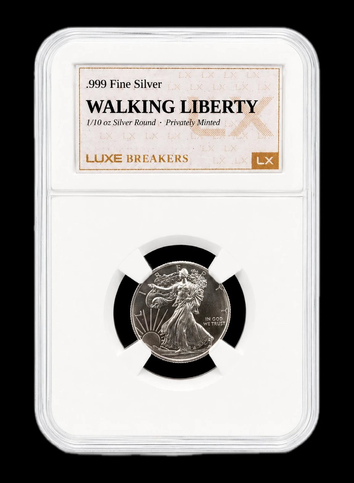 Silver Starter · Walking Liberty 1/10oz Silver Round .999 Fine Silver